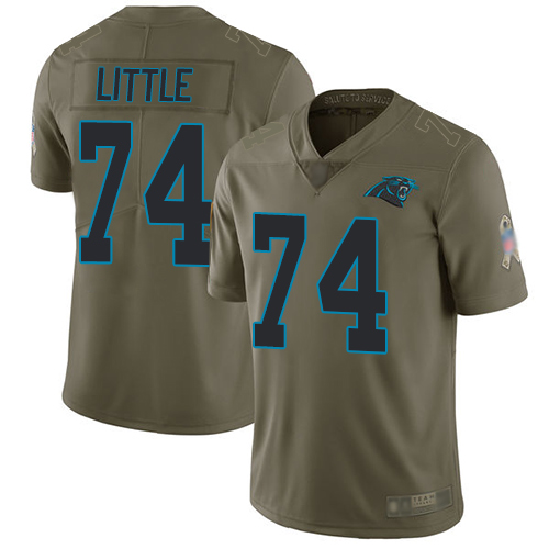 Carolina Panthers Limited Olive Men Greg Little Jersey NFL Football #74 2017 Salute to Service->carolina panthers->NFL Jersey